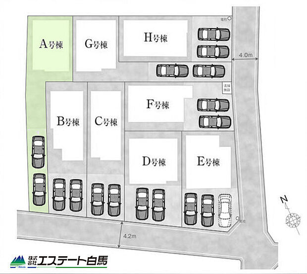 カースペース2台駐車可能です。