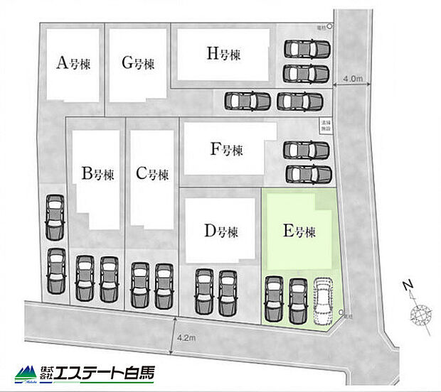 カースペース並列3台駐車可能です。