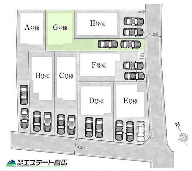カースペース2台駐車可能です。