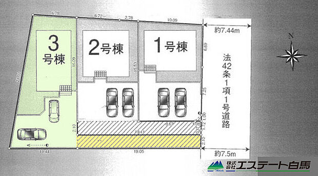 カースペース2台駐車可能です。