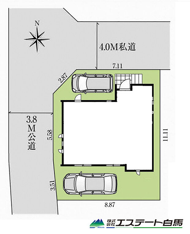 開放感のある角地です。