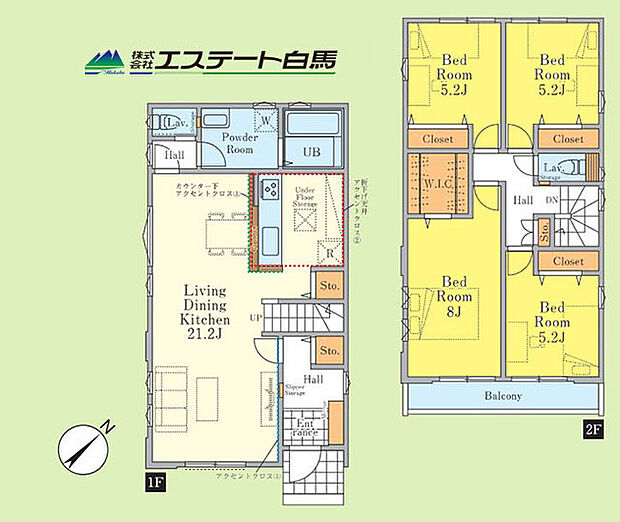 家族の顔が見えるリビングイン階段