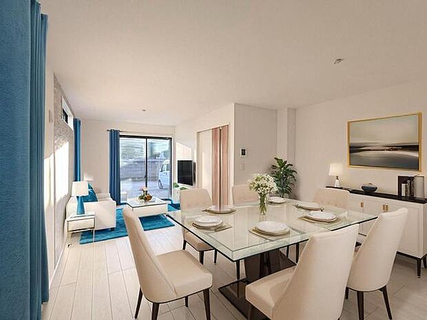 完成物件につき、平日・休日を問わず内見可能です！ ※家具はCGによるものです。価格に家具は含みません。