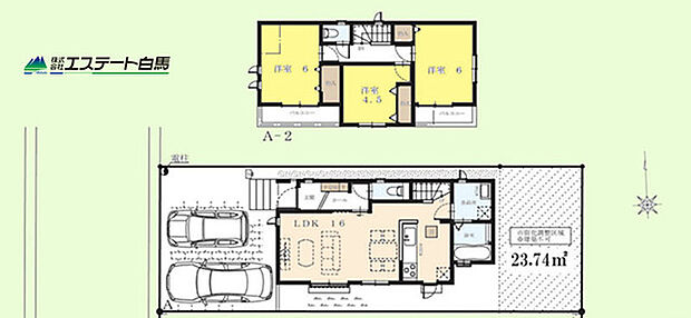 家事動線・生活動線に配慮された住み心地の良い3ＬＤＫ。
