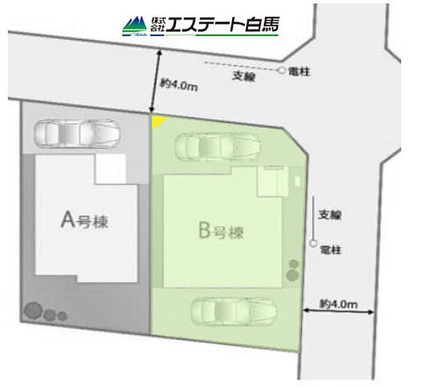 開放感のある角地です。