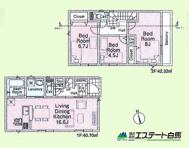 全室南向きの間取りです。