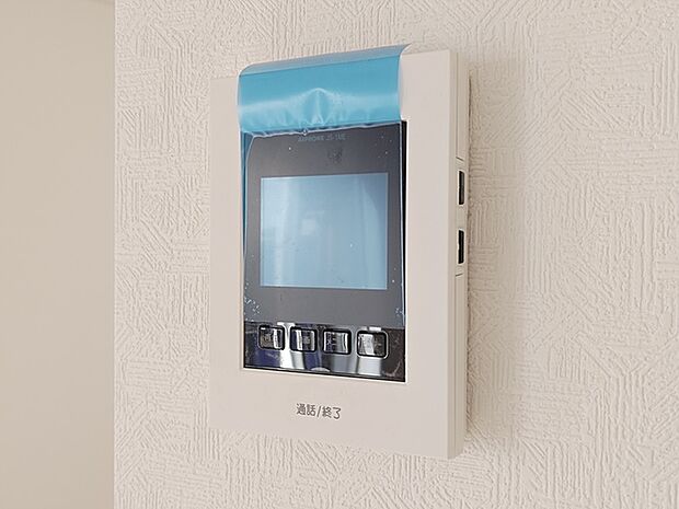 来訪者の顔が見えて安心のＴＶモニター付インターホン。