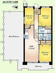 間取図画像 3LDK