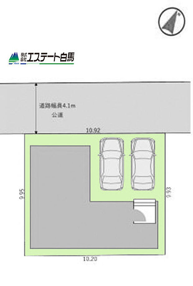 カースペース並列2台駐車可能です。