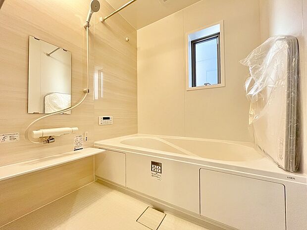 1日の疲れを取るゆとりある浴室です。