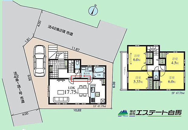各居室2面採光でたくさん光も入る4LDK