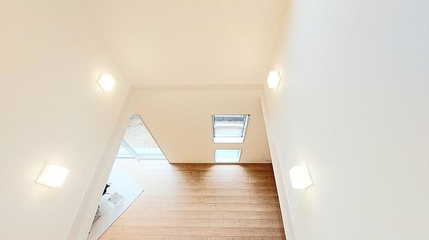 リビング吹き抜け