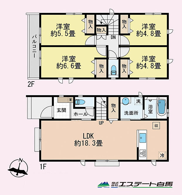 家族の顔が見えるリビングイン階段