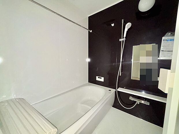 1日の疲れを取るゆとりある浴室です。