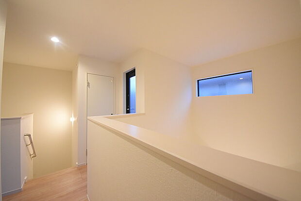 二階の廊下から