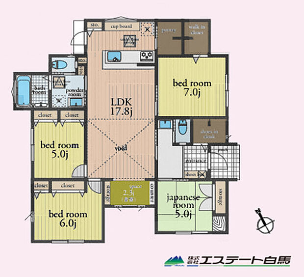 地震や強風の揺れに強い平屋建て