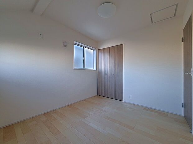 大容量クローゼット付き!家族の成長と共に増える荷物もスッキリ収納。