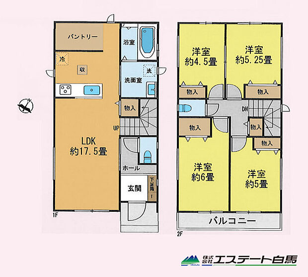 家族の顔が見えるリビングイン階段