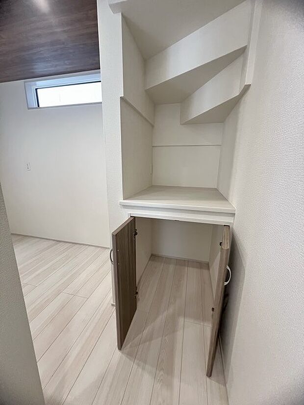 収納豊富な間取りで家の中がスッキリ片付きそうです。 