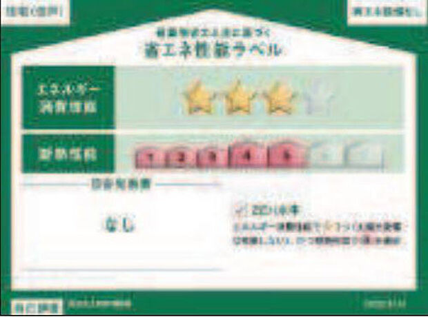 エネルギー消費性能「3」、断熱性能「5」を取得。 ＺＥＨ水準を満たす高品質住宅です。