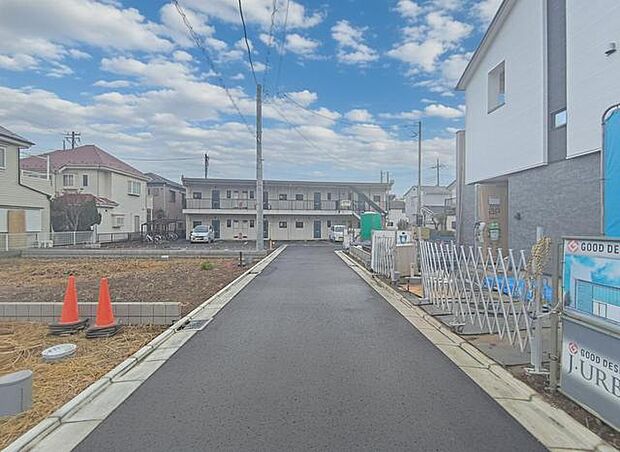 整然とした街並み。