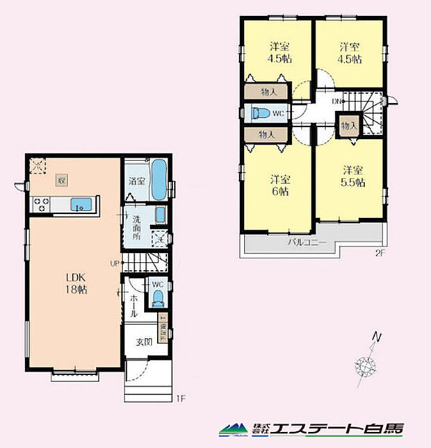 家族の顔が見えるリビングイン階段