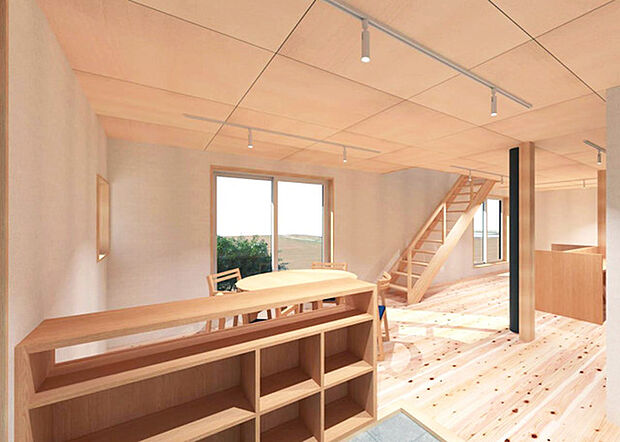 (参考写真)自然素材の柔らかな光が、日々の暮らしを彩ります ・プラン建物面積:建物90.90平米PLAN ・プラン建物価格:3、960万円(税込)