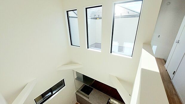 明るさの取れる吹き抜け