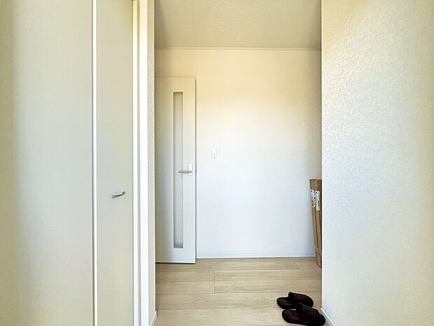 お客様をお迎えする玄関、お家の出入りもスムーズに行えます。