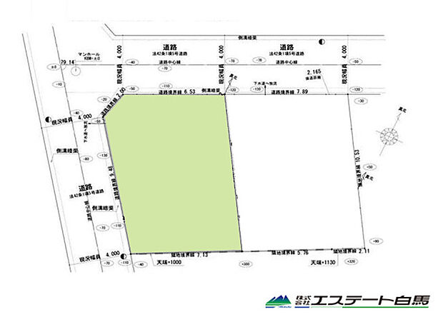 開放感のある角地です。