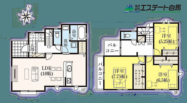 シューズクロークやウォークインなど収納がたくさんある間取りです。 現地で収納量などご確認下さい。