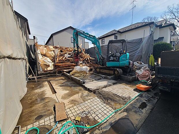 古家解体中