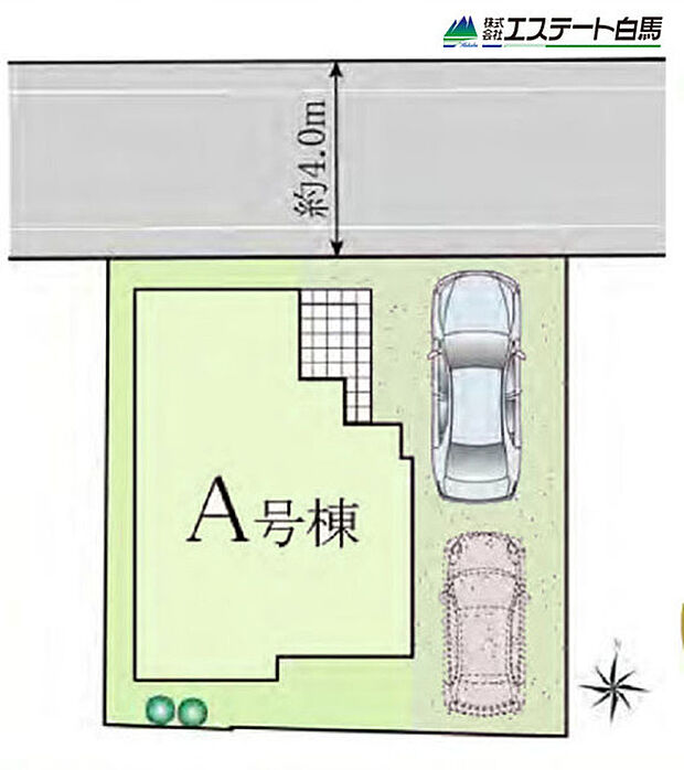 綺麗な形状の整形地です。