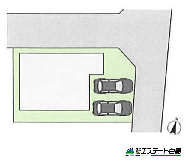 角地です カースペース2台