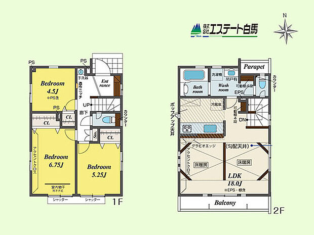 寛ぎの時間のプライバシーを守る2階リビングの間取り
