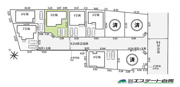 カースペース並列2台駐車可能です。