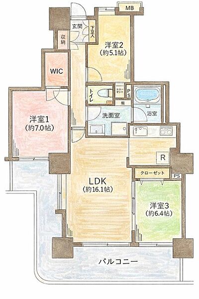 間取り：311002352639