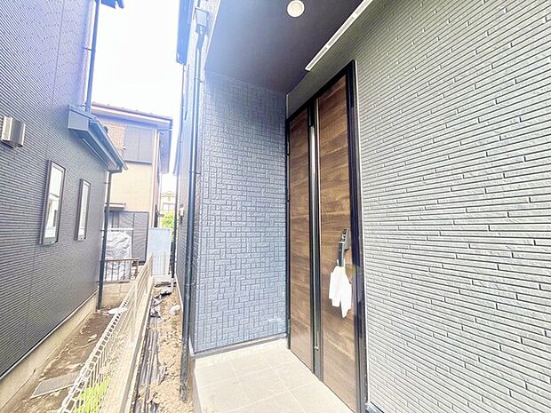 お客様をお迎えする玄関、お家の出入りもスムーズに行えます。