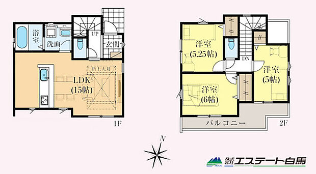 換気がしやすい全室二面採光です。