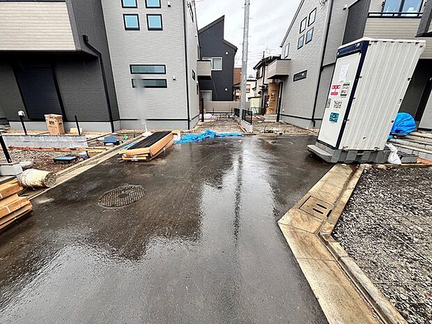 4.5m幅員の開発道路