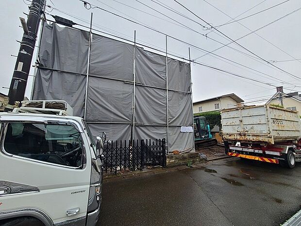 建物解体中