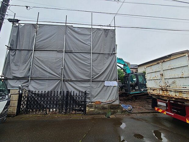 建物解体中