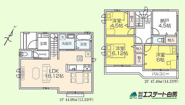 全居室2階の使いやすい間取り