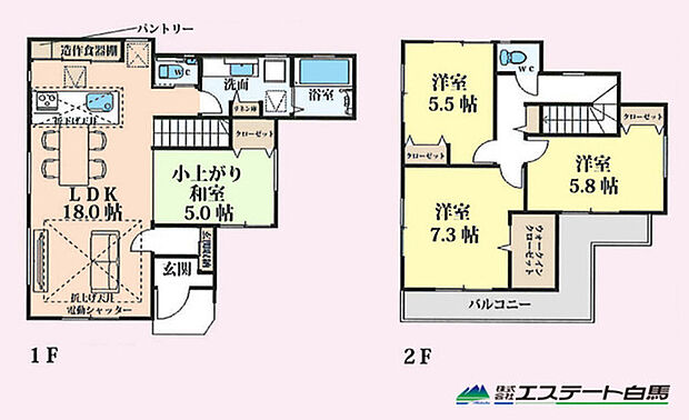 家族の顔が見えるリビングイン階段