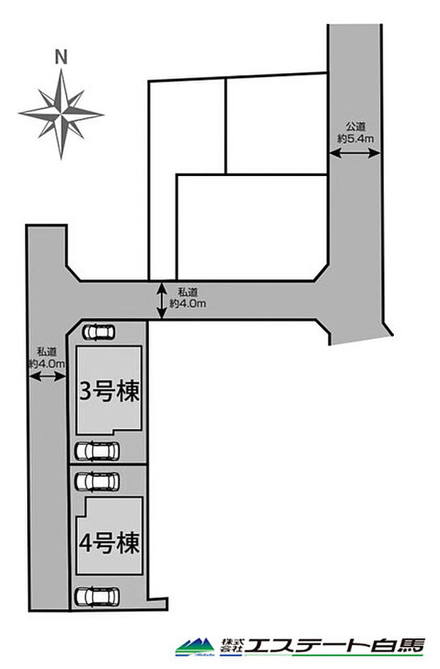 開放感のある北西角地です。