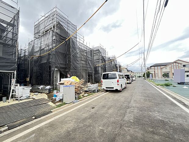 新しい暮らしの始まりを感じさせる、落ち着いた雰囲気の閑静な住宅街です