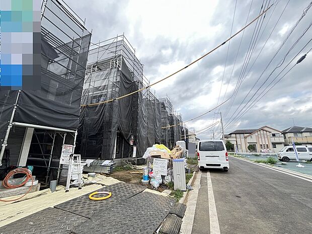 日々着実に完成へと近づく、期待感高まる施工現場の様子です