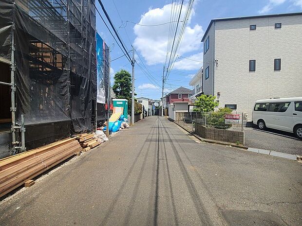 周辺の家並み(5m)