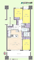 グランジオ武蔵野 3LDKの間取図画像