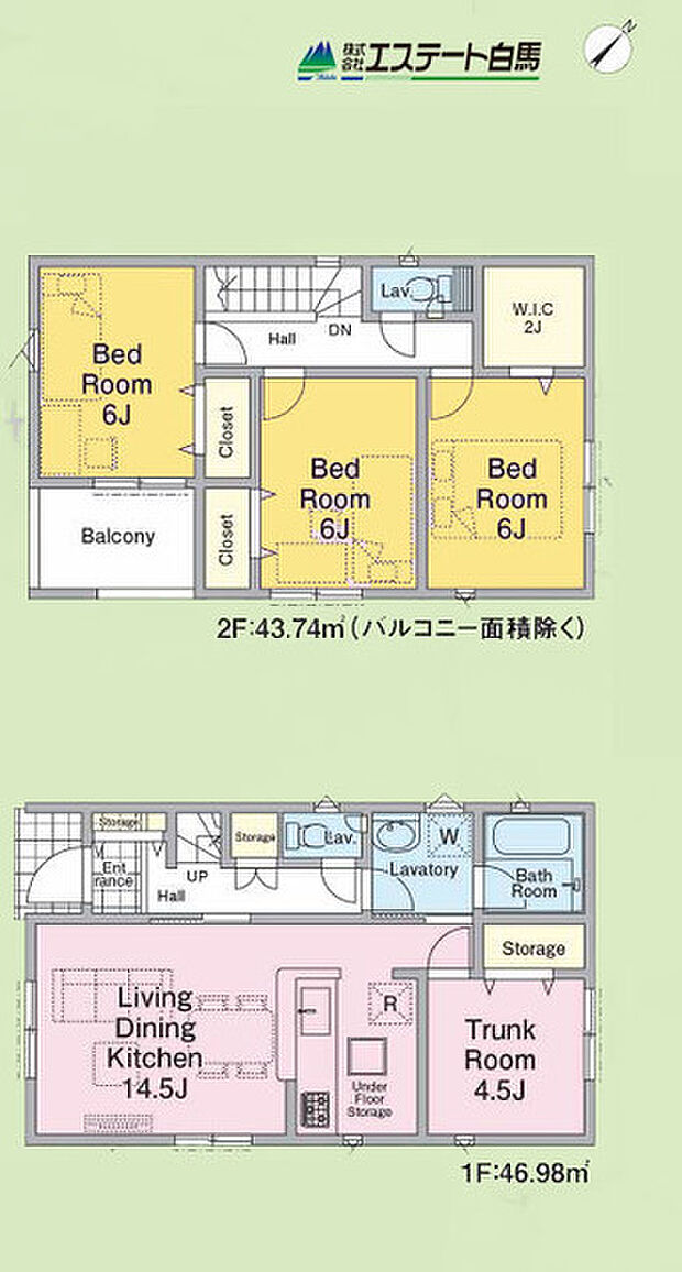 収納力のあるウォークインクローゼット